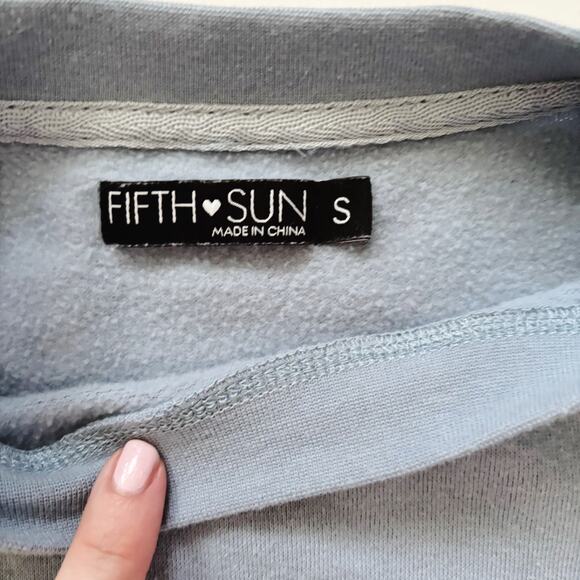 NASA Love Is Universal Cropped Drawstring Sweatshirt - Picture 3 of 6